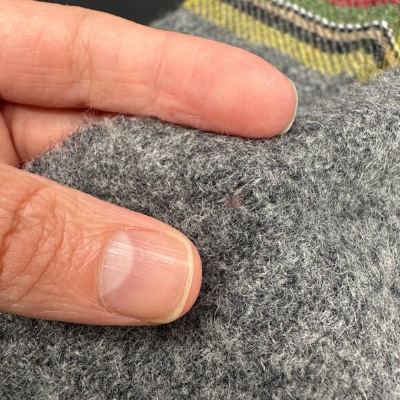 Foxford Lambswool Plaid Scarf Gray Fringe Ireland Ref Yellow Winter Accessory - Picture 5 of 8